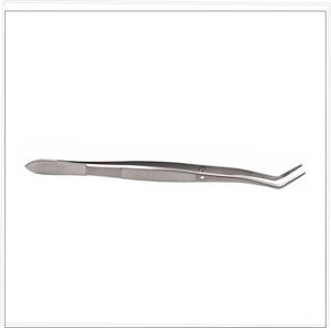 Pinzas Meriam con Punta Angulada Serrada de 16 cm, Pinzas Quirúrgicas Dentales para Algodón, Certificación CE ISO, Base de los Instrumentos Quirúrgicos - Product Image 3