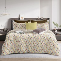 Parure de lit de luxe imprimée de qualité supérieure pour lit King Size, durable, 120 GSM, 100% polyester, 3 pièces, pour toutes les saisons