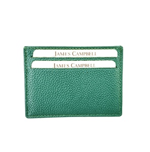 Cow Soffiano Pebbled Leather Business <b>Card</b> <b>Holder</b> Case Luxury Badge Wallets RFID Compact Slim Short Customized Personalized Logo - Product Image 1