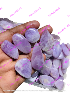 คุนไซต์ธรรมชาติ 100% แบบคาโบชอง ทุกขนาด ทุกทรง พลอยหลวม ราคาขายส่ง FAIJAN GEMS รับรองโดยผู้ตรวจสอบอิสระ - Product Image 3