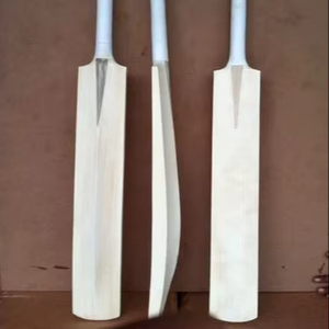 Bate de Críquet Profesional de Madera de Sauce del Cachemira, Hoja Duradera, Peso Equilibrado, Bate de Práctica para Potencia de Golpeo - Product Image 1