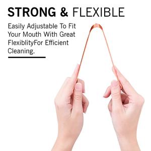 100% Pure Copper Tongue Cleaner Tongue Scrapper Set Metal Tongue <b>Cleaning</b> <b>Tools</b> Fight Bad Breath Natural at Wholesale Price - Product Image 5