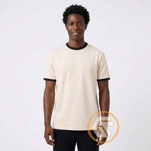 Camiseta Casual de Manga Corta con Cuello Redondo para Hombre, de Fibra de Algodón y Bambú, Marca GREEK TREASURES, Transpirable, de Secado Rápido, Corte Regular, 300 Gramos - Product Image 2