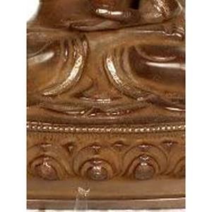 Escultura de latón hecha a mano de 8 pulgadas, propósito estético budista cumplido para regalar hecho en La India - Product Image 2