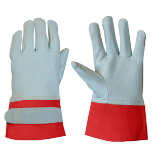 Guantes de Soldadura TIG de Alta Calidad y Resistencia, de Piel de Oveja y Vacuno, Antideslizantes, Sin Látex, con Protección Contra la Abrasión y Puño Tejido - Product Image 5