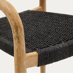 เก้าอี้ทานข้าวไม้สักทนทาน เฟอร์นิเจอร์ไม้เนื้อแข็งสำหรับร้านอาหาร โรงแรม คาเฟ่ บ้าน ดีไซน์ทันสมัย อินโดนีเซีย - Product Image 6