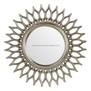 Nouvel arrivage de miroir mural nordique et moderne nouveau design de couleur dorée miroir décoratif élégant décor à la maison - Product Image 6