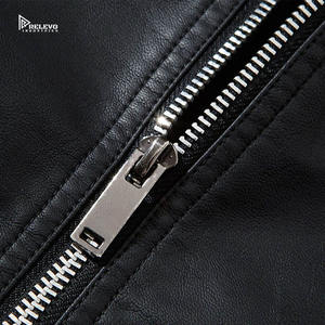 Vestes de motard en cuir véritable pour hommes personnalisées, manteau en cuir de vachette coupe ajustée en gros, fabricant de vestes moto à marque privée, prix bas - Product Image 5