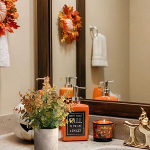 Set di 2 Piccole Piante di Eucalipto Artificiali in Vaso, Decorazione Autunnale per Casa, Ufficio, Casetta, Tavolino da Caffè - Product Image 2