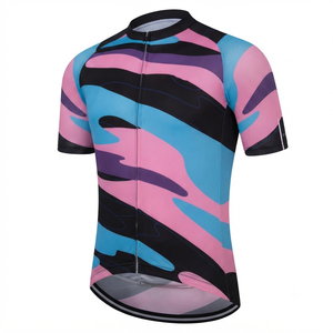 Performance Polyester Anti-Bacterial 220g <b>Cycling</b> Jersey Unisex Moisture Wicking Quick Dry Shirt - Product Image 1
