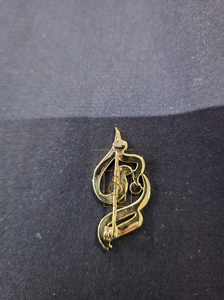 เข็มกลัดทองคำแท้ 18K งานแฮนด์เมด ดีไซน์เฉพาะตัว หรูหรา สำหรับงานแต่งงาน งานหมั้น งานเลี้ยง และเป็นของขวัญ - Product Image 5