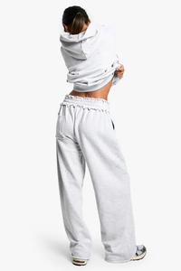 Pantalones Deportivos de Invierno para Mujer, de Alta Calidad, Corte Recto, Felpa, 100% Algodón, Suaves al Tacto, con Cordón Ajustable y Bolsillos - Product Image 5