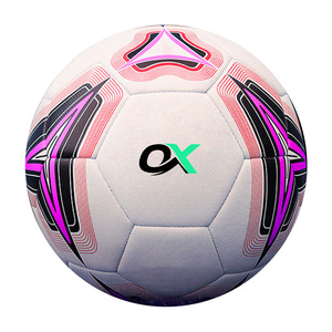Balón de Fútbol Oxva Industries para Partidos, de Cuero PU sin Costuras, Tamaño Oficial 5, para Uso en Césped, Interior y Exterior, Entrenamiento en Grupo - Product Image 3