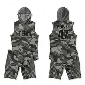 Uniforme 7v7 Personalizado, Uniformes de Compresión para Flag Football 7v7 Juvenil, Uniforme sin Mangas para Fútbol 7V7, Sudadera con Capucha, Pantalones Cortos de Compresión - Product Image 3