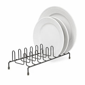 4 Tier Metal <b>Plate</b> Display Stand for Kitchen Cabinet Organization Heavy Duty Dish <b>Rack</b> and <b>Plate</b> Holder Countertop Storage <b>Rack</b> - Product Image 6