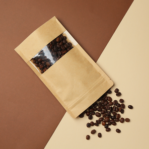 Bolsas de Papel Kraft Reciclables con Cierre Ziplock y Asas Retorcidas para Almacenamiento de Alimentos - Bolsas para Especias, Té, Bocadillos y Condimentos - Product Image 6