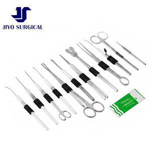 ชุดเครื่องมือผ่าตัดมืออาชีพ 12 ชิ้น พร้อมเครื่องมือสแตนเลสและกระเป๋าใส่ - Product Image 3
