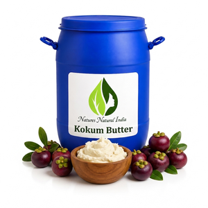 Lotion hydratante pour le corps au beurre de kokum biologique Natures Natural India, pour tous types de peaux, adultes - Product Image 1