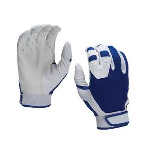 Custom Leather Baseball Batting Gloves Full Finger Non-Slip <b>Hook</b> & Loop Closure Lightweight Adult Pitcher Right-Handed Training - Product Image 1