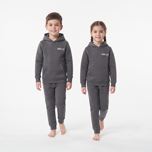 Conjunto Deportivo Infantil de Felpa de Algodón con Capucha para Uso Diario, Personalizable - Product Image 3
