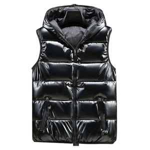 Chaleco acolchado ligero de plumón sin mangas transpirable para hombre, de secado rápido, unisex, venta al por mayor OEM - Product Image 1