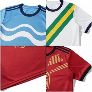 Ensemble complet de survêtement de football personnalisé 2025 – Maillot de club de football, tenue d'entraînement unisexe, kit de football respirant, léger et court - Product Image 3