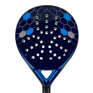 Raqueta de Pádel Redonda con Patrón de Malla Hexagonal de Carbono 3K, Núcleo Suave de Eva, Control y Precisión - Product Image 5