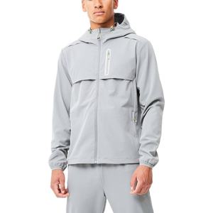 Conjunto de chándal deportivo personalizado para hombre, chaqueta cortavientos, puño ajustable, manga estampada, chándal tejido para hombre 2026 - Product Image 3