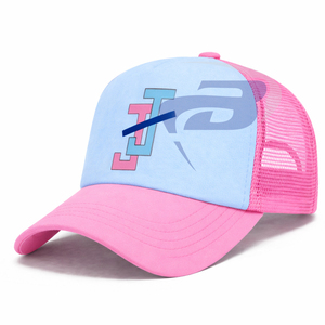 Jack And Jill Of America Sorority 3D Printing Trucker Cap - Premium Quality Green & Pink Design JAJOA Sorority Trucker <b>Hat</b> - Product Image 3