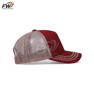Gorra de Béisbol de 5 Paneles con Logotipo Personalizado al por Mayor, de Alta Calidad, Impermeable, de Poliéster, con Orificios Cortados con Láser - Product Image 1