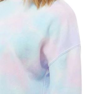 เสื้อสเวตเชิ้ตคอกลมแบบครอปน้ำหนักเบาสำหรับผู้หญิง เสื้อแขนยาวลำลอง ผ้าฝ้ายผสมเนื้อนุ่ม แฟชั่นทันสมัยสำหรับใส่ในชีวิตประจำวัน - Product Image 5