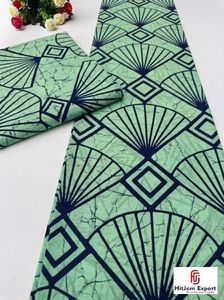 Tela Brocada de Algodón con Estampado Africano Ankara de Lujo, Personalizada OEM ODM, Anti-UV, Impermeable, para Prendas Tradicionales, Exportación - Product Image 4