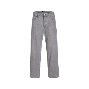 Straight-<b>Leg</b> Cotton Denim <b>Jeans</b> Midweight Regular Fit Solid Color Casual Autumn Wear - Product Image 4