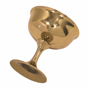 Tazón de helado de latón de nuevo diseño al precio más bajo, artículos de mesa artesanales, latón pulido con acabado espejo superior para helado - Product Image 1