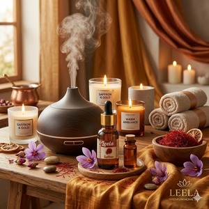 Huile parfumée Leela Saffron pour savon, bougie, diffuseur de parfum, cosmétiques et applications DIY - Product Image 4