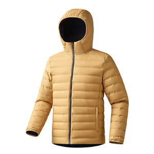 Doudoune épaisse à capuche color-block en polyester avec fermeture éclair, en stock, au meilleur prix, pour homme, idéale pour les voyages et un usage décontracté - Product Image 4