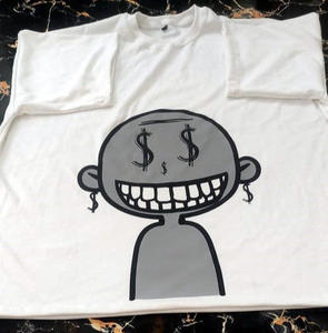 T-shirt graphique ample et carré pour homme – Tee-shirt streetwear en coton premium avec imprimé dessin animé personnalisé - Product Image 3