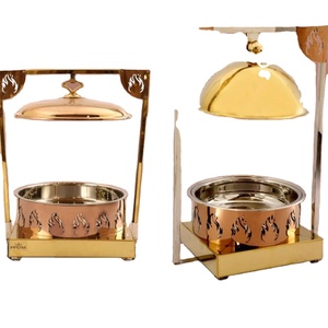 โรงงานผลิตถาดอุ่นอาหารสแตนเลสสีทอง ราคาโรงงาน รูปทรงกลม สี่เหลี่ยมผืนผ้า สี่เหลี่ยมจัตุรัส ถาดน้ำสแตนเลส ถาดอุ่นอาหารสแตนเลส - Product Image 1