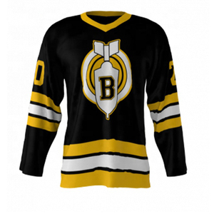 Camiseta de hockey sobre hielo profesional personalizada, uniforme de entrenamiento con su nombre y número impresos, para jóvenes y adultos, gran venta. - Product Image 1