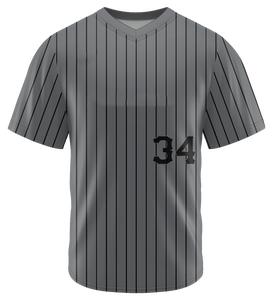 Camiseta de Béisbol Personalizada al por Mayor con Rayas de Camuflaje, Uniforme de Equipo con Botones Delanteros para Hombre, Transpirable, de Secado Rápido, Proveedor OEM ODM - Product Image 5