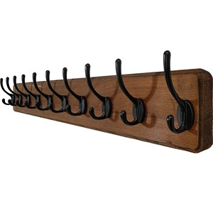 Juego de 6 Ganchos de Pared de Pino Natural, Ecológicos, de Moradabad, Venta al Por Mayor - Product Image 3