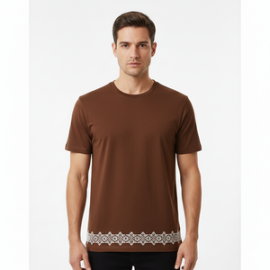 T-shirt en coton 100% personnalisé avec logo du fabricant, t-shirt uni de haute qualité 180 g/m², impression sérigraphique, t-shirts pour hommes, unisexe, décontracté - Product Image 1
