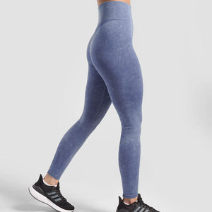 Hot Selling Women's High Waist Solid Sport Wear Training Yoga Pants Gym Seamless Breathable Quick Dry Running Tight <b>Leggings</b> - Product Image 4