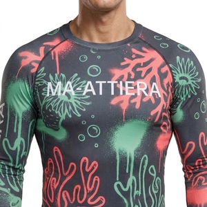 T-shirt de compression à manches longues pour homme, style Bape, vêtements de sport, fitness, athlétisme - Product Image 3
