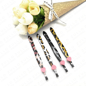 Professional Stainless Steel Slant Tip Eyebrow Tweezers Custom Color Logo Premium Hair Removal Beauty <b>Tool</b> OEM - Product Image 5