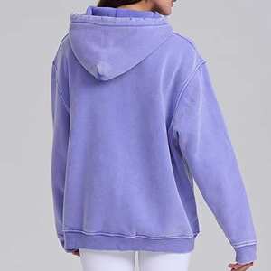 Sudadera con Capucha Unisex Extra Grande, Lavada al Ácido, con Logotipo Personalizado, 100% Algodón, para Primavera, del Mejor Fabricante, a los Mejores Precios de Fábrica - Product Image 2