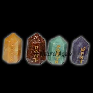 Fournisseur et grossiste en ligne d'ensembles d'éléments de Reiki en agate noire - Product Image 3