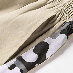 Shorts Bermuda décontractés pour hommes en polyester respirant et écologique, avec cordon de serrage à l'avant et finition satinée - Product Image 6
