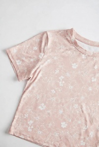เสื้อครอปผู้หญิงผ้าฝ้ายผสมทรงเข้ารูปสไตล์ลำลองรักษ์โลกสำหรับฤดูร้อน-ผ้าแคนวาสระบายอากาศคุณภาพสูง - Product Image 5