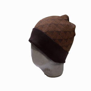 Unisex Luxury Designer Jacquard Letter Beanie Hat 100% Wool Customizable Cap for Autumn/Winter Ski & Warm Skiing - Product Image 4